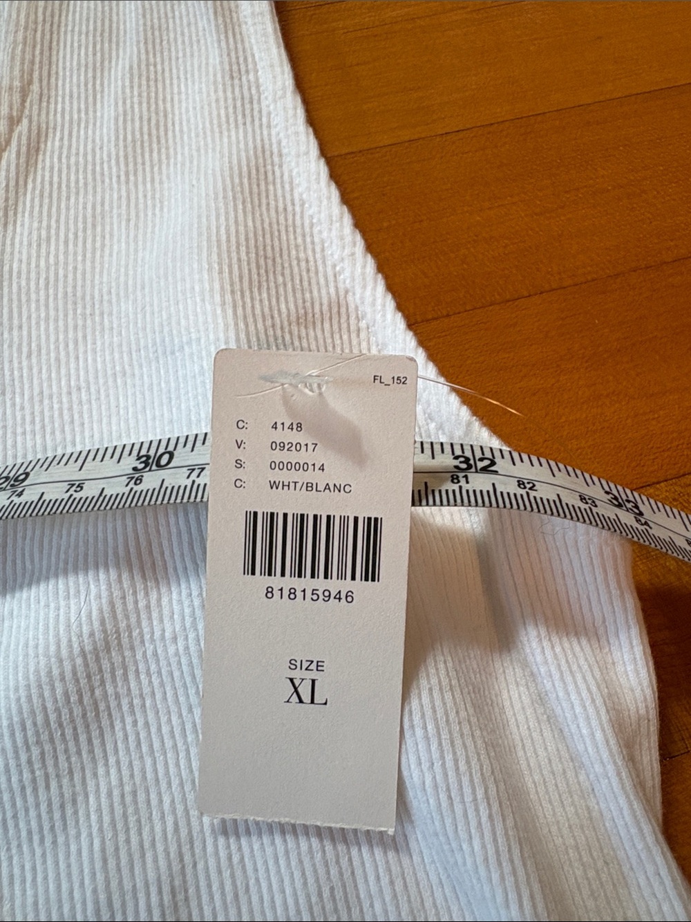 Maeve White Ribbed Square-Neck Tank - Picture 6 of 9